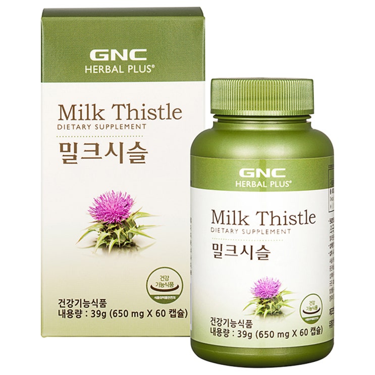  [품절예상][가성비굿]지앤씨 밀크시슬, 60정, 1개 제품을 놓치지 마세요~~