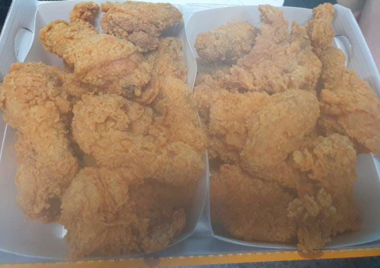  배달음식 내 피셜 후라이드 치킨은 멕시카나 미만 잡 입니다 