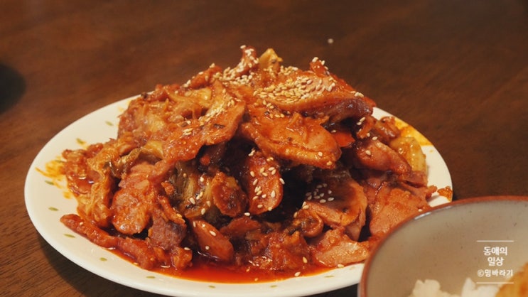  [10분만에] 김치오리고기볶음 만들기