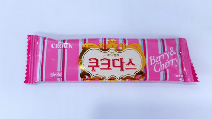 [크라운] 쿠쿠다스 신상 베리앤체리 블라썸 맛 후기