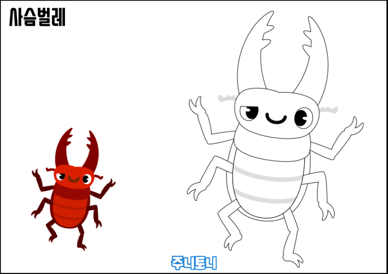 곤충과 벌레 색칠하기놀이