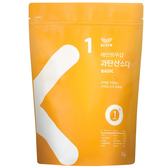  <최저가>과탄산소다 산소계표백제 베이직 리필 2kg, 1 꿀정보예요~