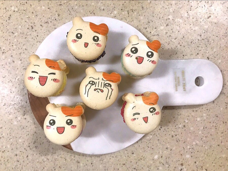  카톡 선물 추천 // 에비츄 수제 뚱카롱