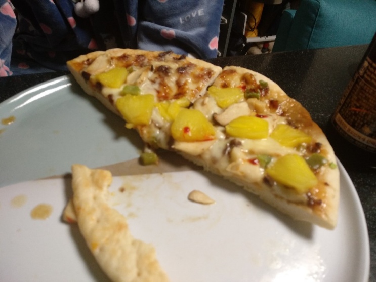 냉동피자로 하와이안머쉬룸 피자 만들어 먹기(오뚜기 VS 노브랜드)