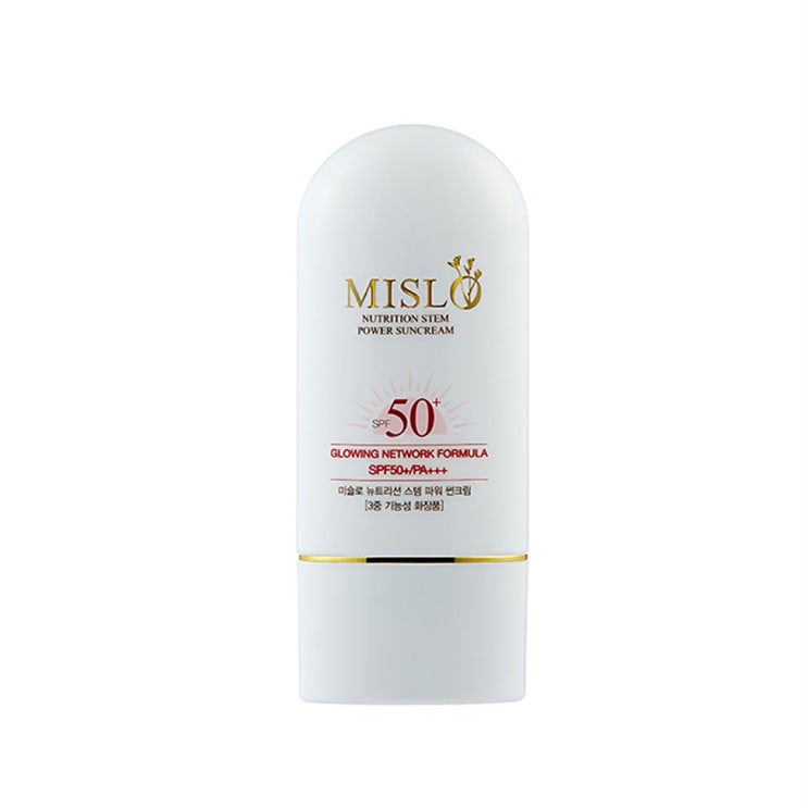  안사면 손해 아이템 미슬로 뉴트리션 스템 파워 선크림 SPF50 PA 36,750원 써보세요