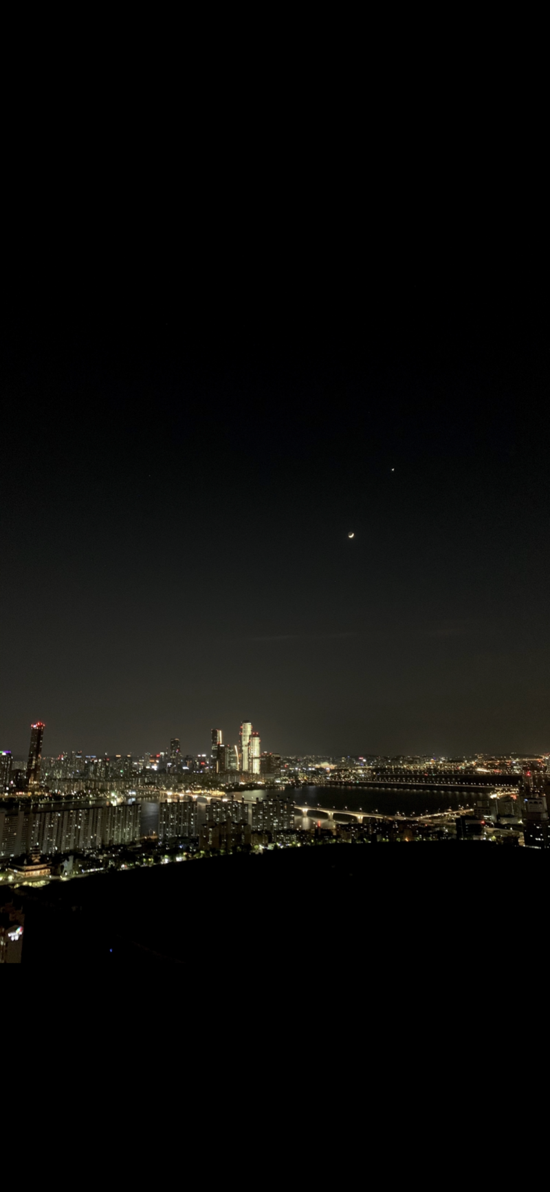직찍) 서울 한강 야경 아이폰/맥북 배경화면 : 네이버 블로그