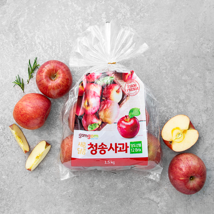  곰곰 당도선별 청송사과 추천드립니다.