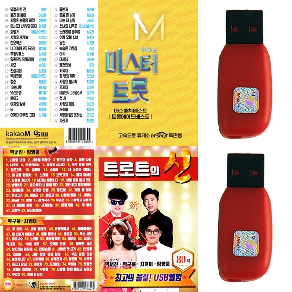  [강추] USB 미스터트롯 2집 영탁 USB 트로트 신 임영웅 등 가격은?