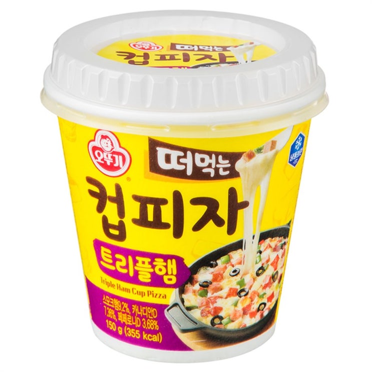  혜자템 선택 오뚜기 떠먹는 컵피자 트리플햄 냉동 2,400원 최고
