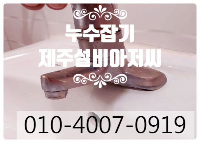  제주에서물새는곳찾아주는곳싱크대하수구변기수도꼭지천장베란다등각종물새는증상잡기