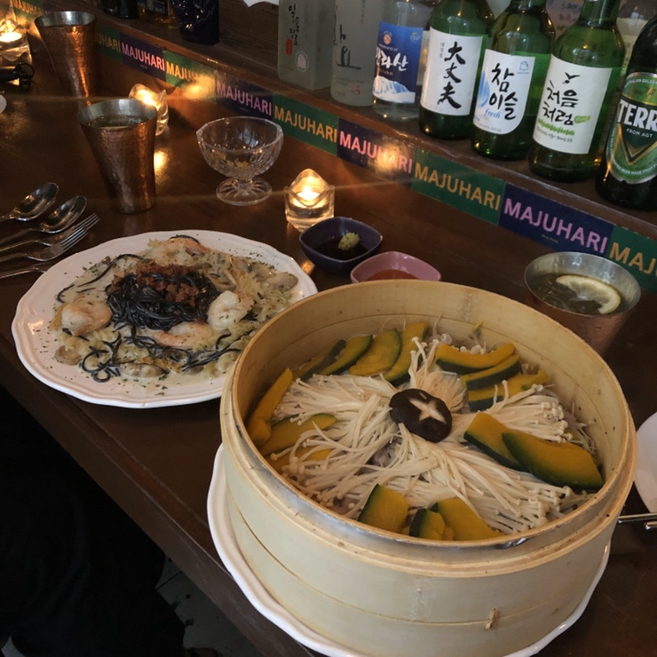  부천 송내역 파스타 / 스테이크 / 분위기 맛집 마주하리
