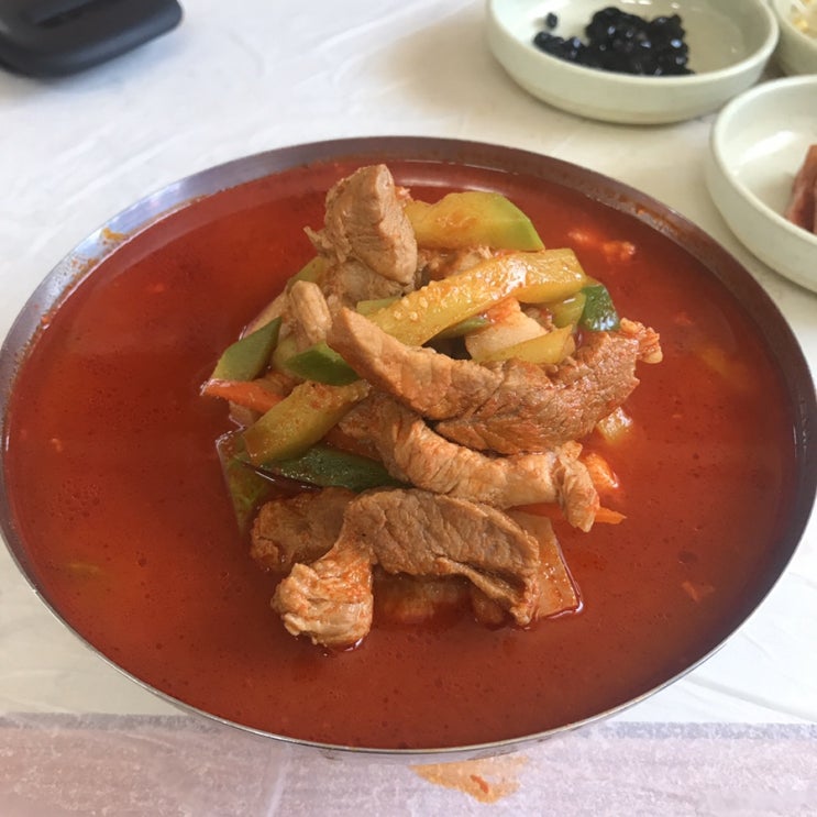 [광주맛집] 광주여행 / 육수가 진한 애호박찌개맛집  ‘명화식육식당’