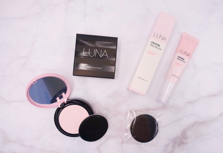  LUNA 루나 프로 포토 피니셔 파우터팩트, 크리스탈 베이비 부스터 광채프라이머