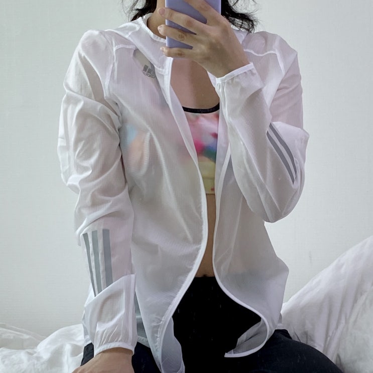  아디다스 여름 바람막이: 여성용 리스판스자켓 M 리뷰