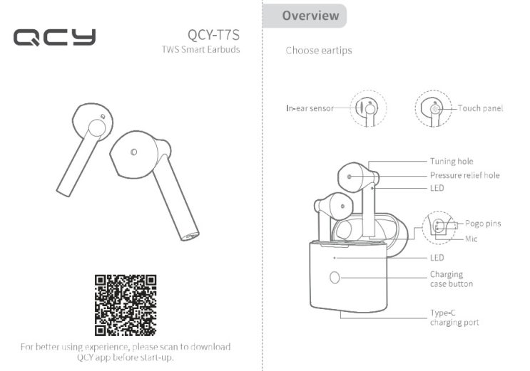 QCY T7S FCCID 등록! QCY의 첫 에어팟 형태의 오픈형 코드리스 이어폰
