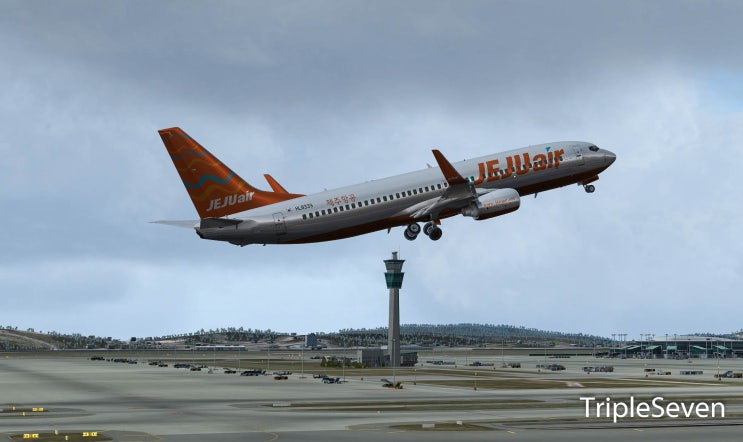  [TripleSeven/멀티비행] 제주항공 B737-800 항공기와 함께~! ICN - DLC 멀티비행 with VATSIM!