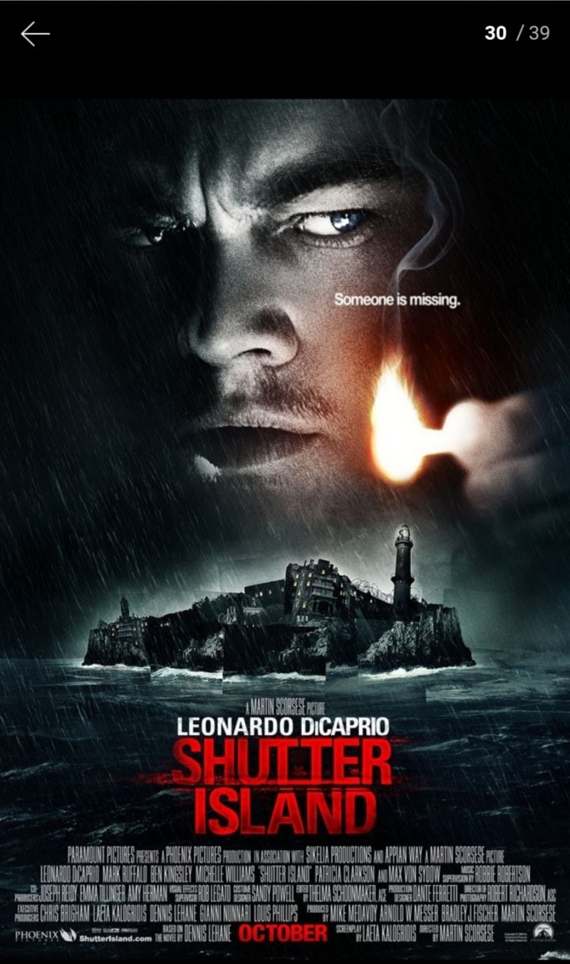 영화 셔터 아일랜드 / 반전에 반전.. 내 멘탈은 결국 길을 잃었다. / 그리고 잡담 (강력계경찰과의 에피소드) : 네이버 블로그