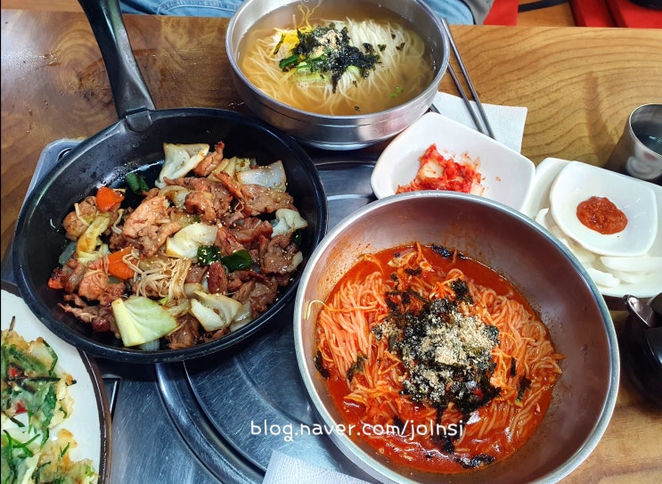 [도마동 국수]도마국시 불고기와 국수의 조합에 면 무한리필까지! 도마동 맛집 강추 :)