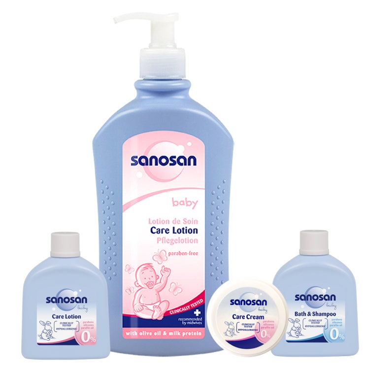  [품절예상][가성비굿]사노산 케어로션 500ml + 트래블 세트 바스앤샴푸 50ml + 케어로션 50ml + 크림 20ml, 1세트 제품을 놓치지 마세요~~