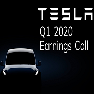 테슬라 Tesla 2020년 1분기 실적 & 어닝 콜 (전기차 / 자율주행 / 기가팩토리 / 배터리 / 데이터 / 모델 3 모델 Y / FSD / 오토파일럿 / 라벨링 / 신경망)