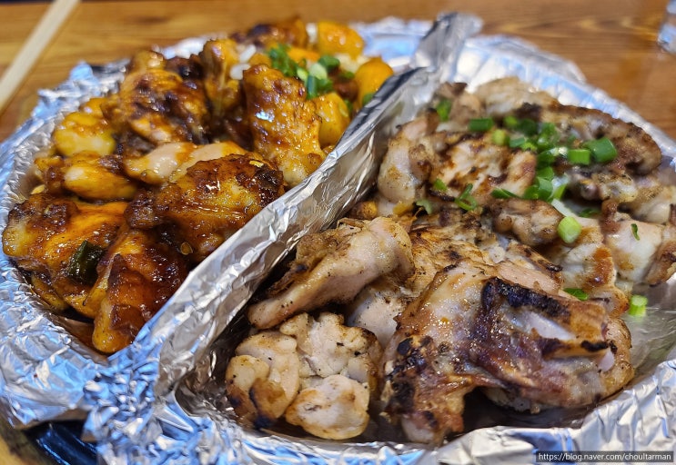 양정 맛집 1988정통숯바베큐 - 숯불 치킨의 불맛내는 법