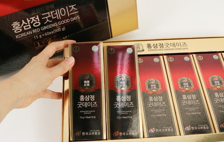 홍삼정 굿데이즈. 홍삼의 효능도 함께 확인하여 부모님 선물 드려봐요