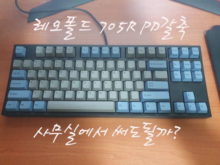 레오폴드 FC750R PD 갈축 / 약 1년 사용기 / 사무실에서 써도될까?