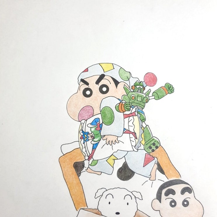 [짱구는 못말려] 짱구 그리기