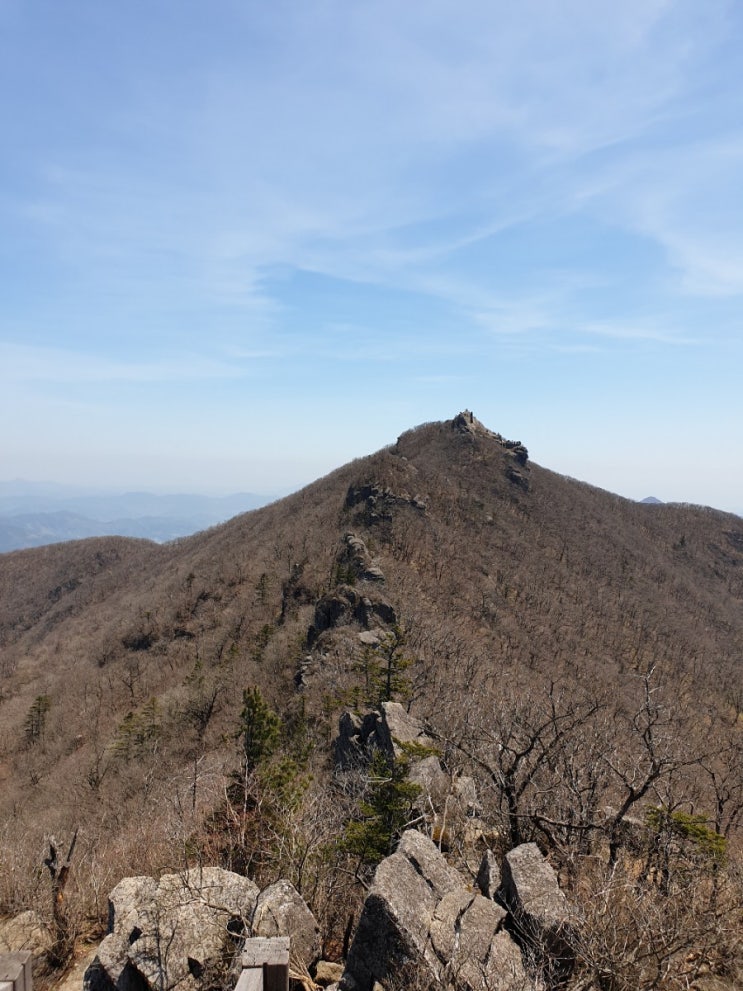  100대명산-34, 백운산 등산 코스(진틀주차장~백운산~신선봉~원점)