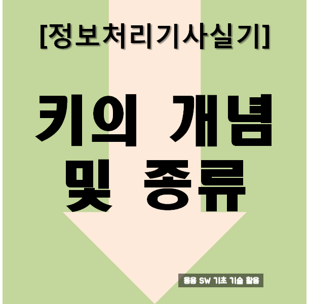  정보처리기사실기 키의 개념 및 종류 : 요약과 문제