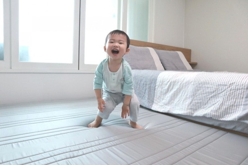 아기가 있는 집 바네스데코 메모리폼 매트리스로 바꿨어요