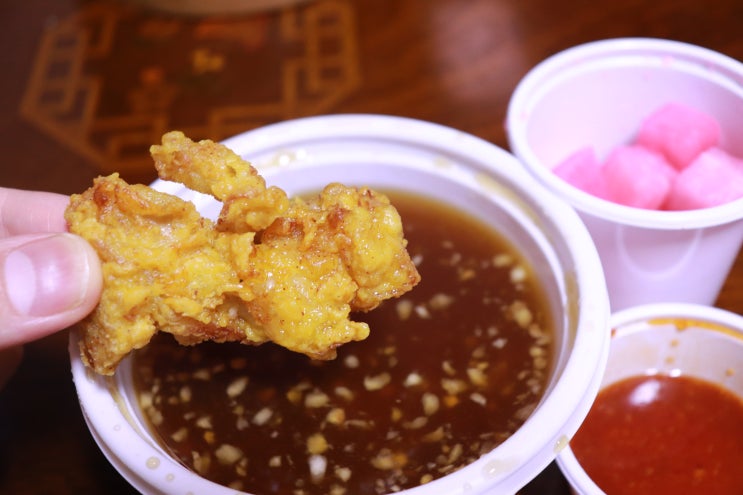  노랑통닭 알싸한 마늘치킨 저는 살짝