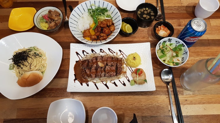  나는야간다- 김포 구래동 스테이크 맛집(Ver.아이와함께)