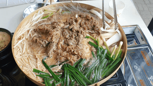  [태평 맛집] 명가1번지 정육식당 : 소육수불고기우렁쌈밥정식