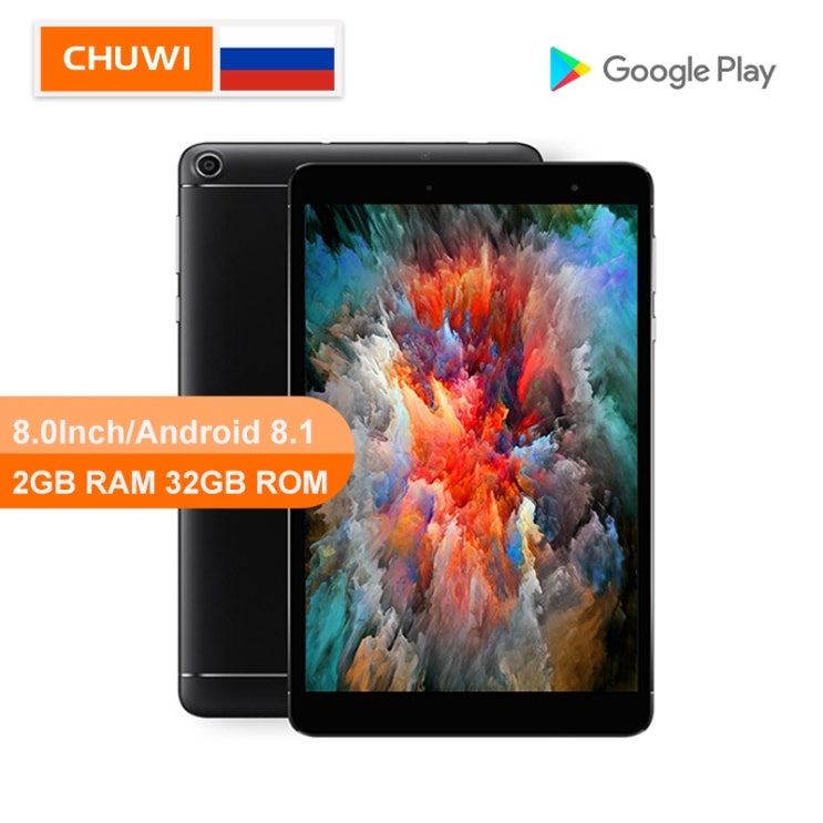 [품절예상][가성비굿]Chuwi original hi8 se 8.0 인치 태블릿 pc mt8735vt cortex A53 cor 쿼드 코어 2 gb ram 32 gb rom 안드로이드 8.1 태블릿 wifi 2.4g/5g, 단일, 스페인 제품을 놓치지 마세요~~