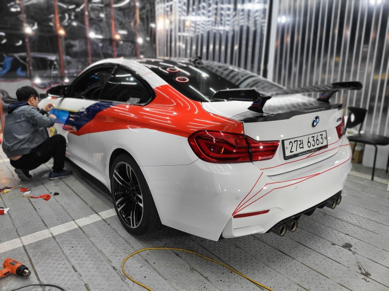 부천 상이로 / 랩핑 / BMW / M4