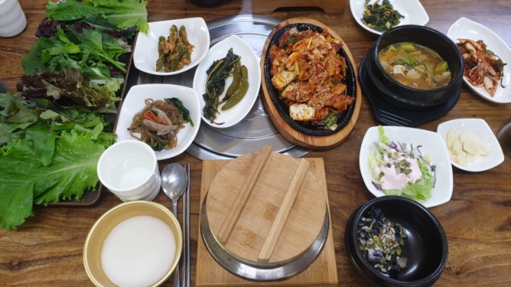  [대전맛집] 대전근교 건강맛집 유기농쌈밥 정원 강추!!(만인산 가는 길/주차, 위치, 가격)