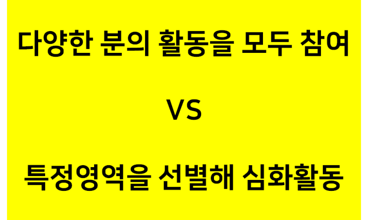  한양대 입학사정관에게 묻는다3, 다양한 분야의 활동 모두 참여 vs 특정영역 선별해 심화활동