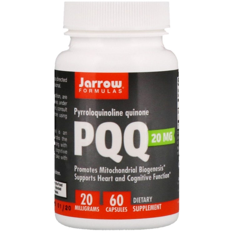  [강추] 자로우포뮬라 PQQ 20mg 60 캡슐, 1개, - 가격은?