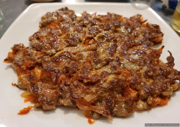  양정 맛집 서산댁파전 - 부전시장 돼지고기전지 얹은 김치전