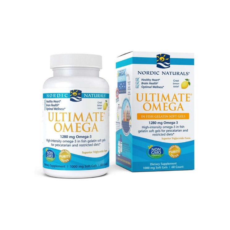  [강추] Nordic Naturals Ultimate Omega Omega-3 노르딕 내츄럴스 얼티메이트 오메가 1280mg 60개, 1개 가격은?