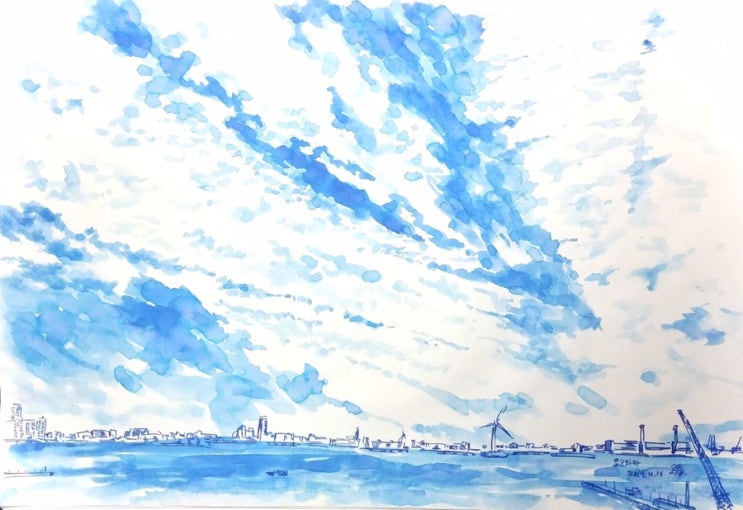 요코하마 항구의 넓게 펼쳐진 권층운, 세일러 잉크공방 15주년 Sailor’s Sailor 잉크