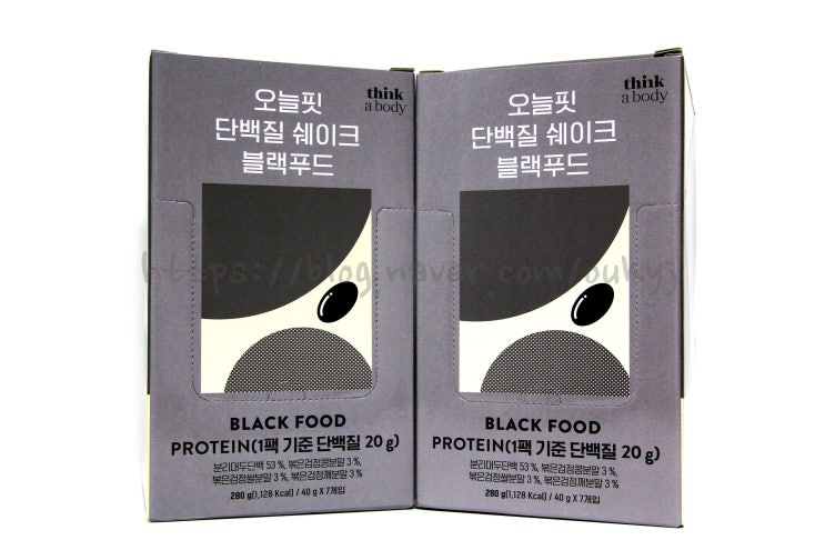  [구매] 쿠캣마켓, 띵커바디 오늘핏 단백질 쉐이크 블랙푸드