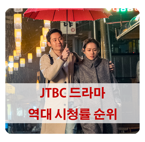  [jtbc 드라마 시청률] 역대 순위 1위부터 10위까지 확인