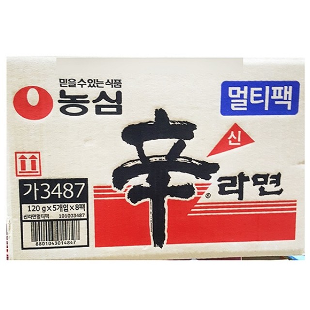  [강추] 신라면(농신 멀티팩 40봉), 1 가격은?