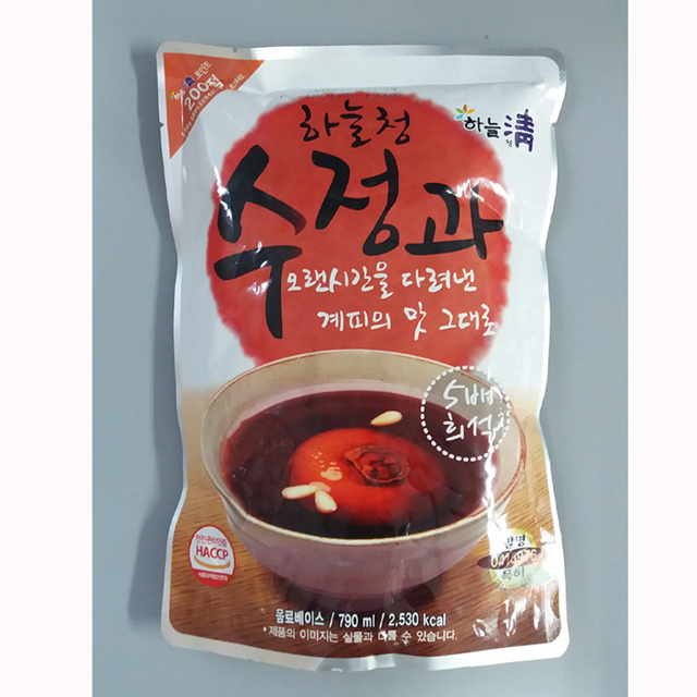  <핫딜><핫딜>가성비가 좋은 하늘청 수정과 790ml 알토란수정과 차승원수정과 수정과레시 수정과레시피, 1개 들여가세요~~