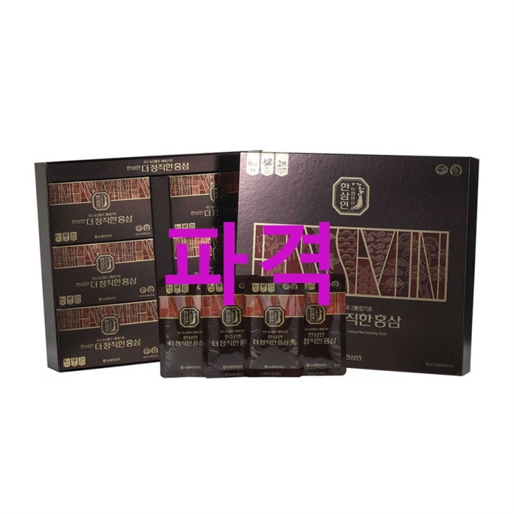 한삼인 더정직한홍삼 50ml x 60p 쇼핑백~ 기가막힌 품질 인정 한삼인 더정직한홍삼 50ml x 60p 쇼핑백~ 기가막힌 품질 인정