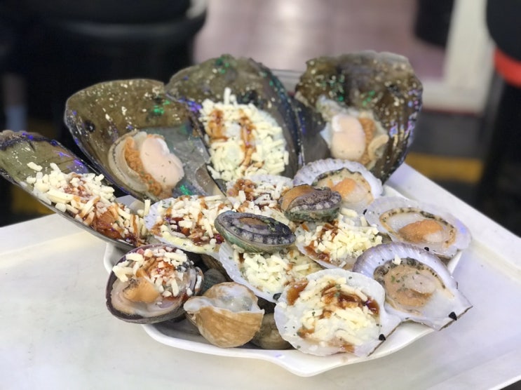  대천 해수욕장 맛집, 바다가 보이는 조개구이 무한리필 섬과섬사이