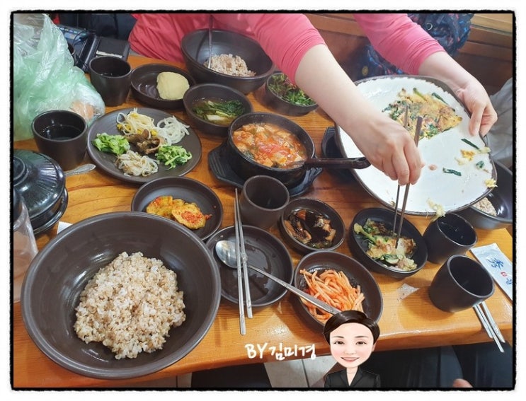  청계산 옛골 맛집, 부뚜막청국장 보리밥 우렁된장, 청국장, 파전 맛있게 먹고 왔어요