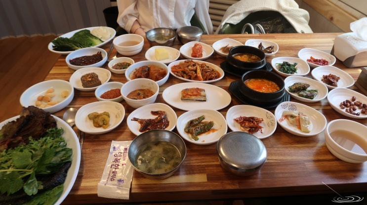  경주 여행, 쌈밥맛집 대릉원근처 정록쌈밥 추천
